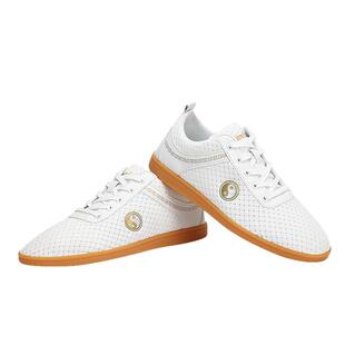 龙拳陈家沟牛筋底太极鞋秋季透气网孔帆布练功鞋男女太极拳武术鞋