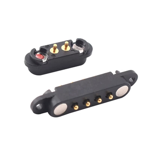 磁吸连接器pogopin公母座电源五金精密短2.5/2.54PH2/3/4/7/8pin