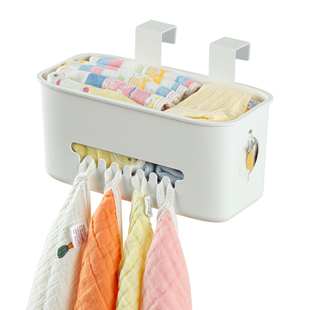 儿童床头储物筐宝宝用品婴儿床边尿片尿不湿收纳挂篮挂袋围栏盒