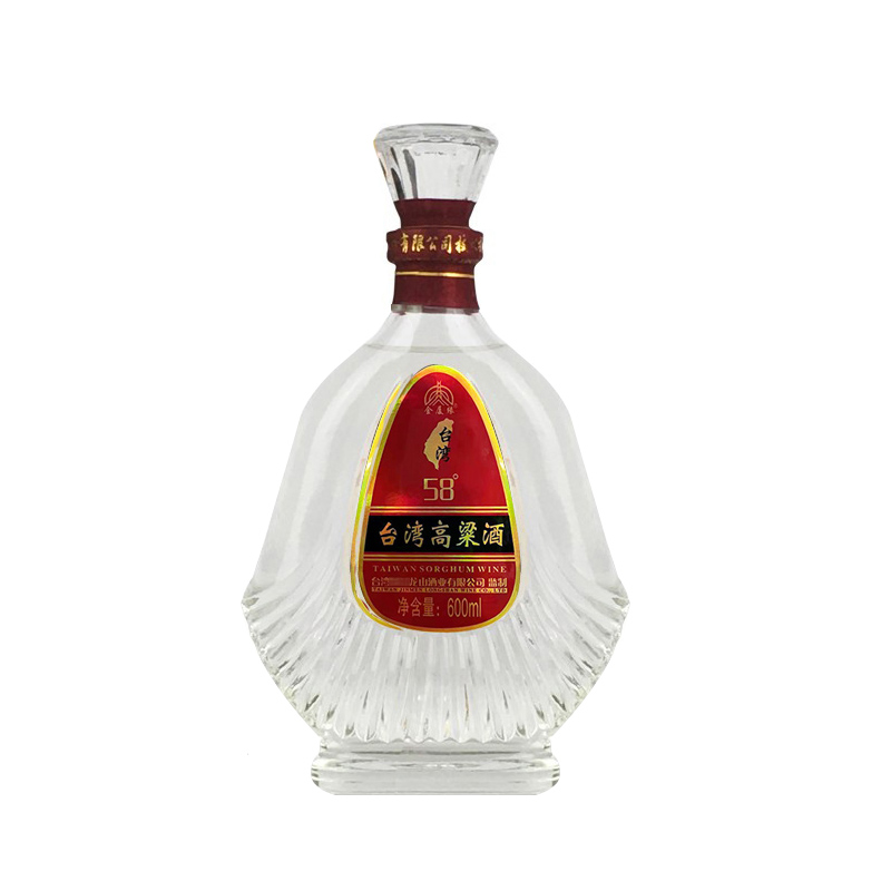 厦门台湾高粱酒58度清香型高度600ml*1瓶送礼典藏礼盒纯粮食白酒