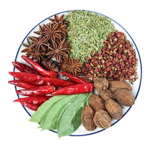 大料八角桂皮香叶辣椒花椒草果香料组合做菜调料大全孜然粉调味料