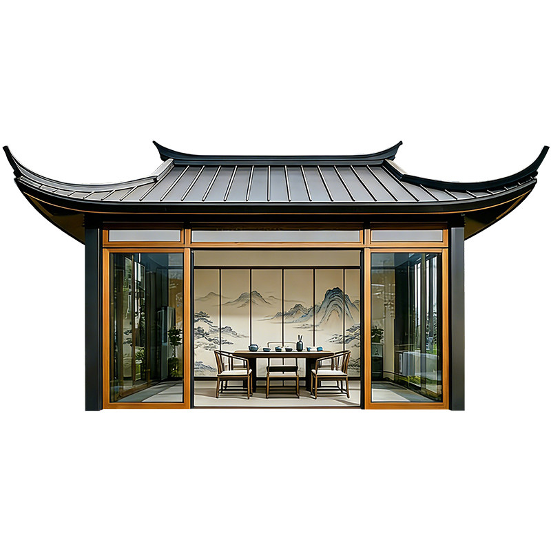定制庭院阳光房展厅已装样板