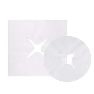 加厚一次性洞巾趴巾美容院床铺枕巾垫巾足浴按摩spa带洞脸枕头垫