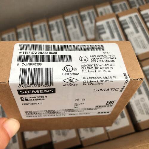 议价6ES7972-0BA52-0XA0原装PROFIBUS DP接头6ES79720BA520XA0