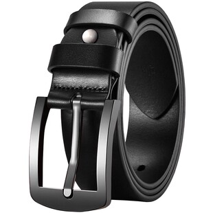 头皮派皮带男款陶瓷无金属过安检裤腰带男士真皮非金属防过敏无铁