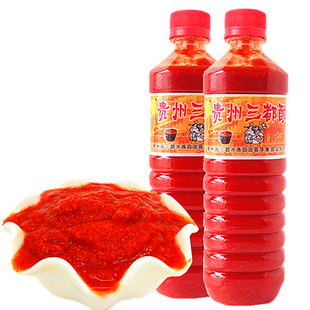 贵州特产 贵州三都酸 酸汤鱼调料 酸汤调料 600克*3瓶装 包邮