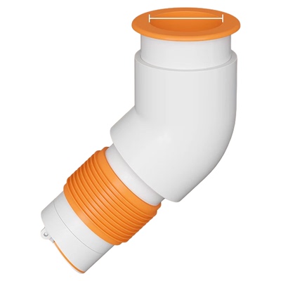 墙排下水三通逆阀防臭神器