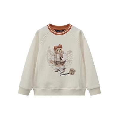 小熊童装索罗娜发热加绒套头卫衣