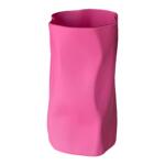 小众不规则玫红扭扭杯少女心高颜值ins水杯饮料杯咖啡杯玻璃杯子