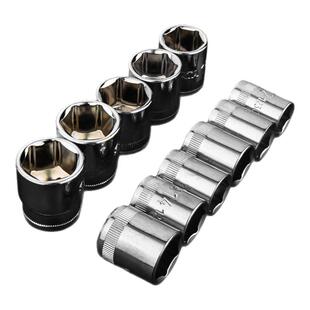 世达六角套筒小飞中飞大飞7/8/10/13/14/17/24mm短套头工具套筒头