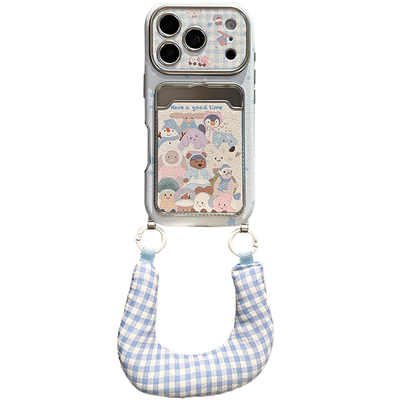 lizardhill 可爱动物合集适用苹果17promax手机壳新款女16pro斜挎可背带挂绳iphone15pro全包防摔14不撞壳13p