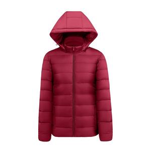 雅鹿轻薄羽绒服女短款秋冬2024中老年可脱卸帽大码保暖妈妈装外套