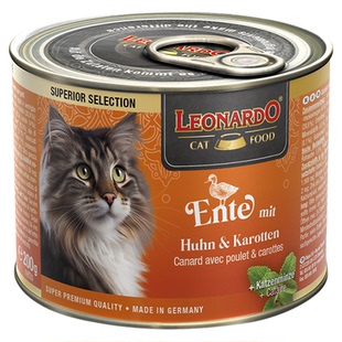 【LEONARDO小李子旗舰店】猫罐头主食罐德国进口无谷优选猫咪罐头