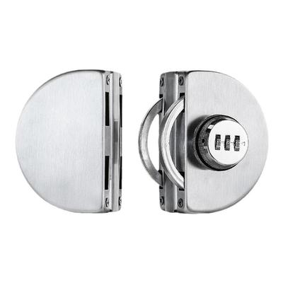 玻璃门锁双门单门免开孔