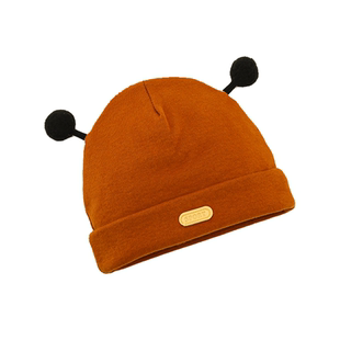 0-3个月触角小胎帽婴儿帽子春秋季新生儿初生男女宝宝秋冬满月帽1