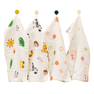 婴儿纯棉纱布毛巾家用宝宝口水巾