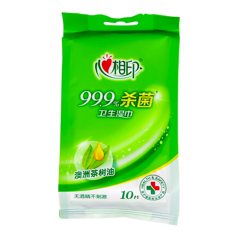心相印99.9%杀菌无酒精湿巾