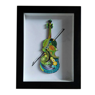 创意纸雕像框立体画框粘土中空手机蝴蝶标本框A4衍纸相框折纸相架