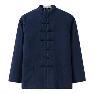 唐装棉袄男冬季加厚外套中国风中式男装棉服爸爸新款冬装古风棉衣