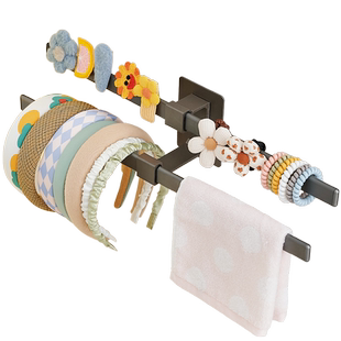 发箍收纳神器发圈女童头箍架发卡发夹收纳发饰壁挂墙发圈发窟挂钩