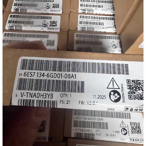 议价6ES7134-6GD01-0BA1西门子ET200SP模拟输入模块6ES71346GD010