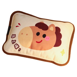 卡通热水袋充电款暖水袋暖宝宝可爱少女电热暖手宝加厚一体式防爆