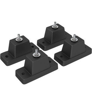 空调外机减震垫降噪隔音支架静音神器加厚橡胶底座防震器脚垫托架