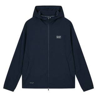 Armani/阿玛尼 EA7 男士轻便运动弹力连帽卫衣 7M002339 AF16426