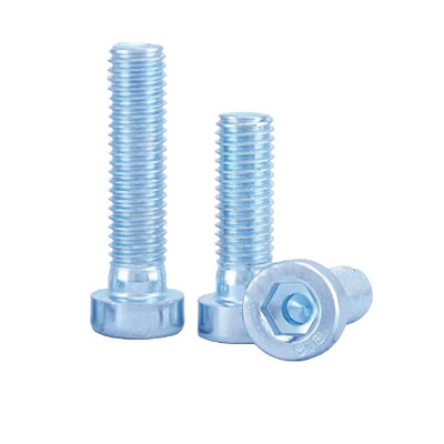蓝白锌DIN6912薄头内六角螺丝