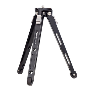 喜乐途XT18S迷你桌面三脚架摄影直播微单相机手机支架小型便携手持自拍拍照云台底座稳定器导轨铝合金三角架