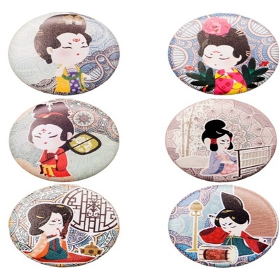 国风双面镜唐系列化妆镜