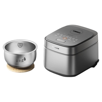九阳3L不锈钢0涂层IH电饭煲