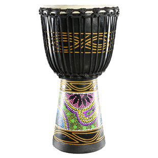 琴漫非洲鼓成人初学者12寸手鼓儿童幼儿园10寸丽江实木羊皮手拍鼓