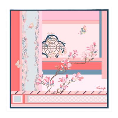 绣娘丝绸中国风真丝方巾