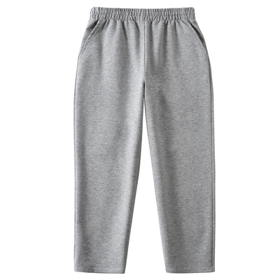 深灰色胖童加肥加大运动裤校服裤