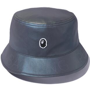 BAPE配饰猿人刺绣徽章幻彩渔夫帽181017I