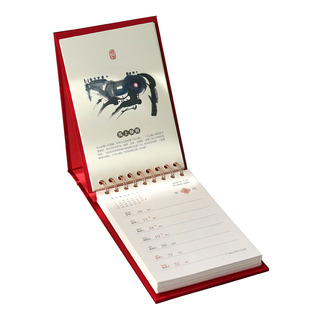 台历定制2026年周历办公商务记事本桌面小摆件日历工作打卡计划本