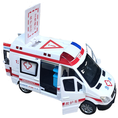 合金4种警笛声五开门赠医护人偶