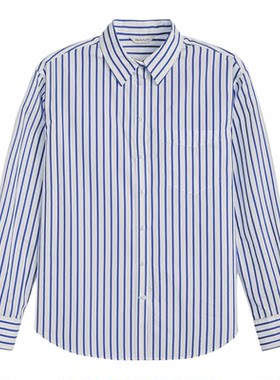 GANT/甘特女士纯棉条纹长袖衬衫
