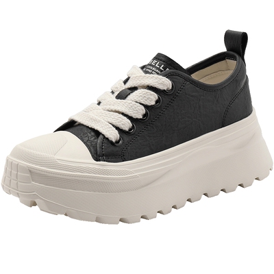 百丽女鞋厚底增高小白鞋