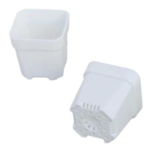 5cm口迷你多肉方盆矮塑料加厚拇指盆特小号带托架浸水盘托盘收纳