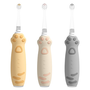 KUTA儿童电动牙刷宝宝1-2-3-6-10岁以上小孩软毛声波全自动猫爪