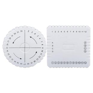 编绳固定器加厚手工diy辅助工具手绳手链编线专用方形圆形盘编器