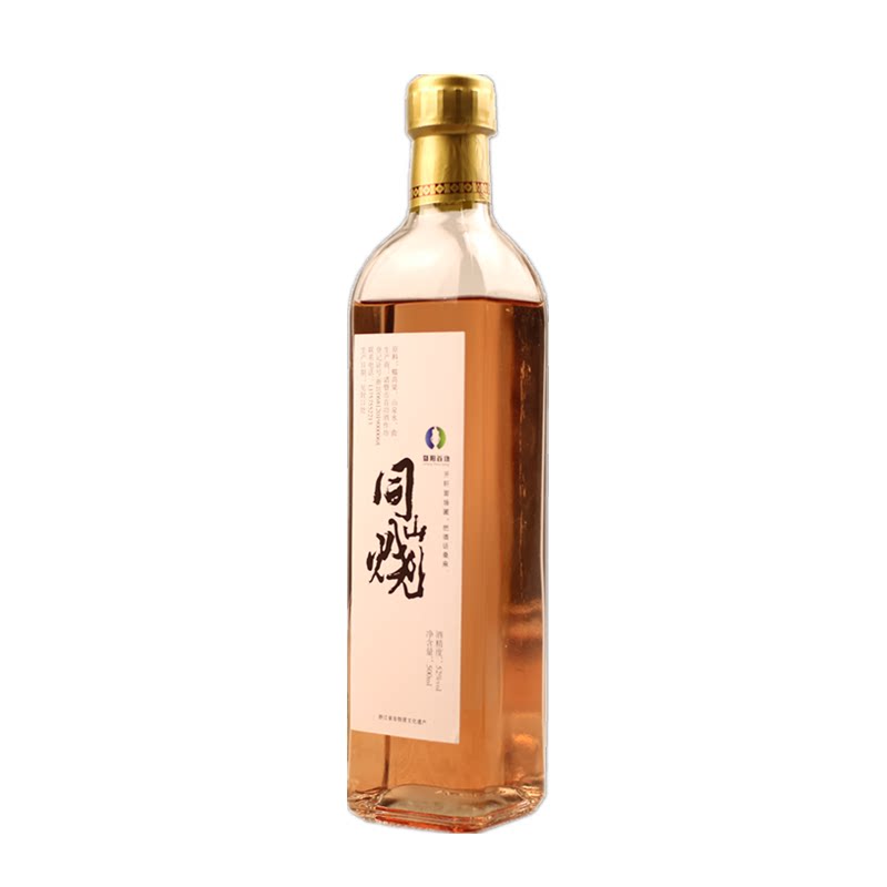 玻璃瓶装诸暨同山烧红高粱酒纯粮食白酒原浆散装农家自酿土烧酒