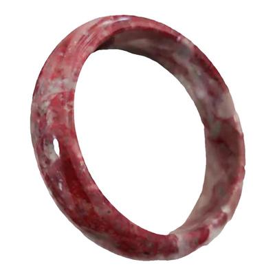天然原矿朱砂鸡血石手镯满血原石