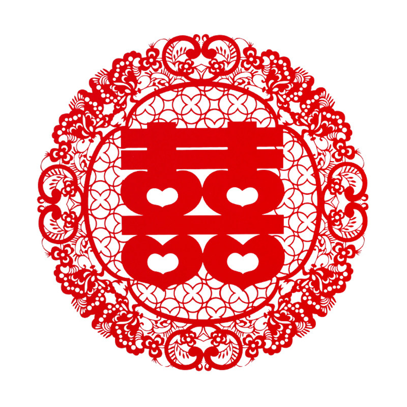 结婚喜字静电贴 婚庆喜字窗花 喜字/剪纸/贴纸