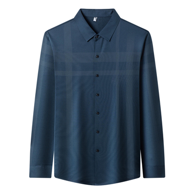 罗蒙2026春秋款长袖衬衫男士衬衣