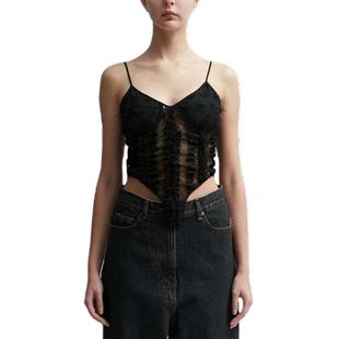 PUSHBUTTON Lace Corset Top 上衣女HBX