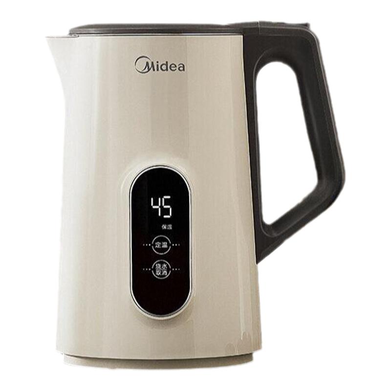 美的恒温电热水壶家用智能全自动不锈钢烧水壶保温一体热水壶官方