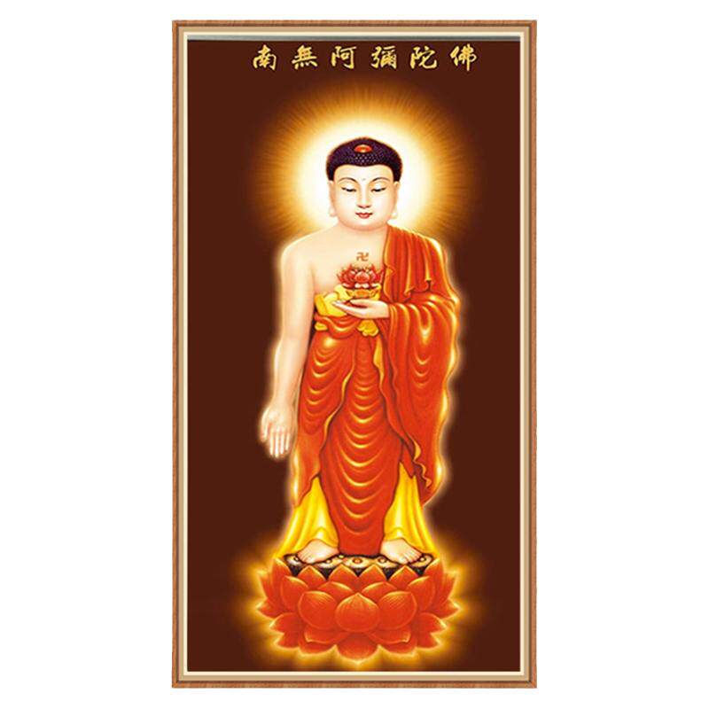 钻石绣南无阿弥陀佛竖版佛像新款